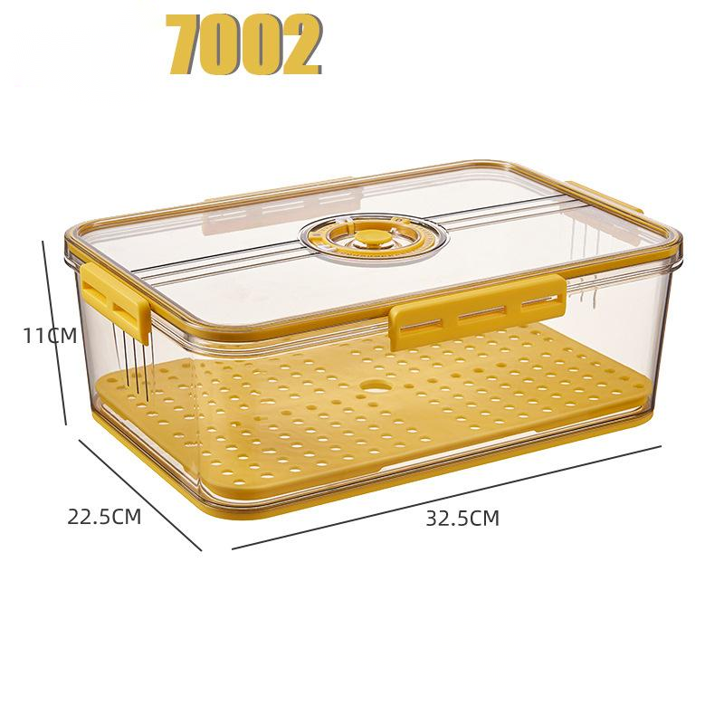 Refrigerator storage box food grade PET – fridge shelf organization