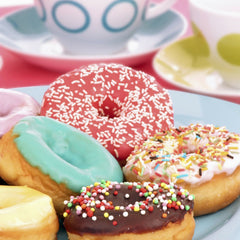 Electric donut maker machine – 23cm caliber round cake baking demo