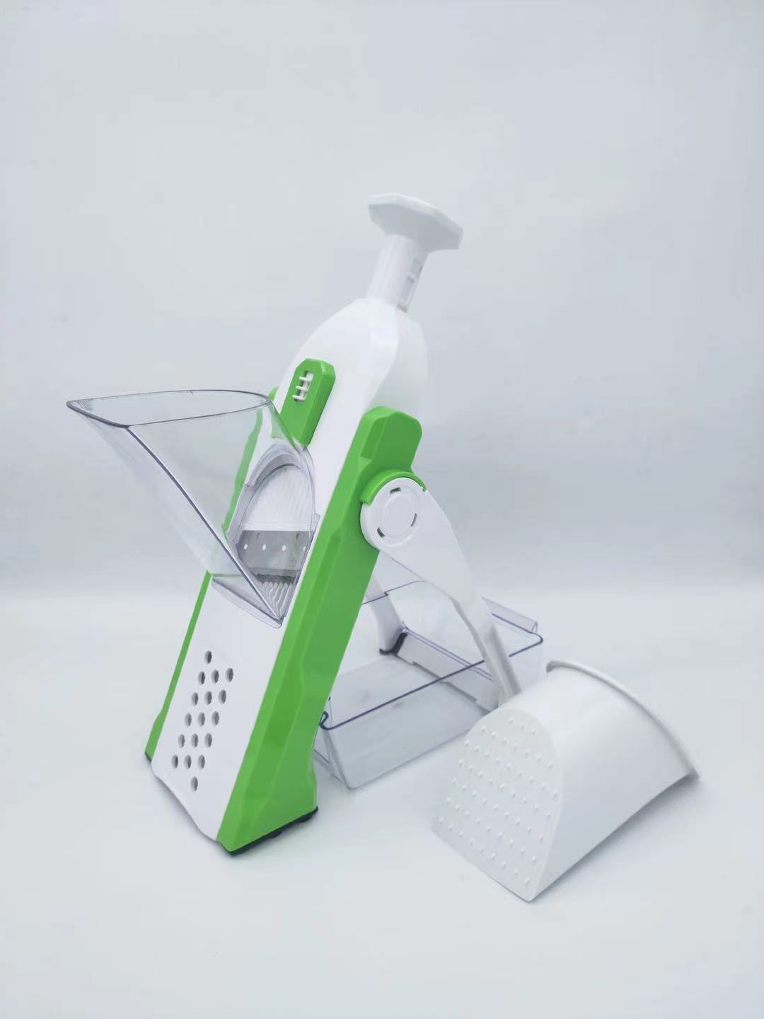 5-in-1 vegetable cutter slicer – potato zucchini onion slicing use