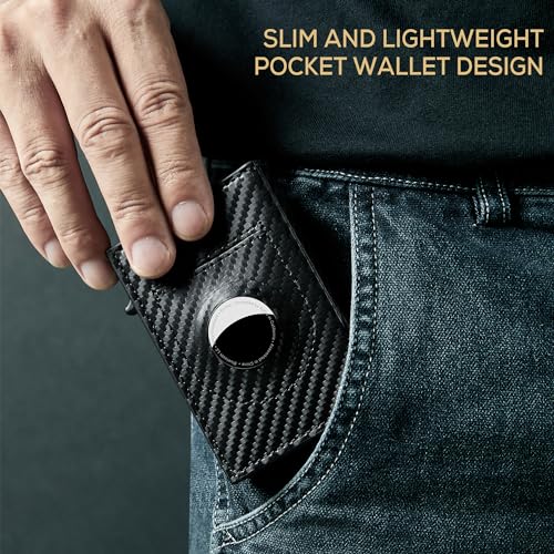 AirTag wallet for men with RFID blocking – Pick N Drop smart gift USA Europe