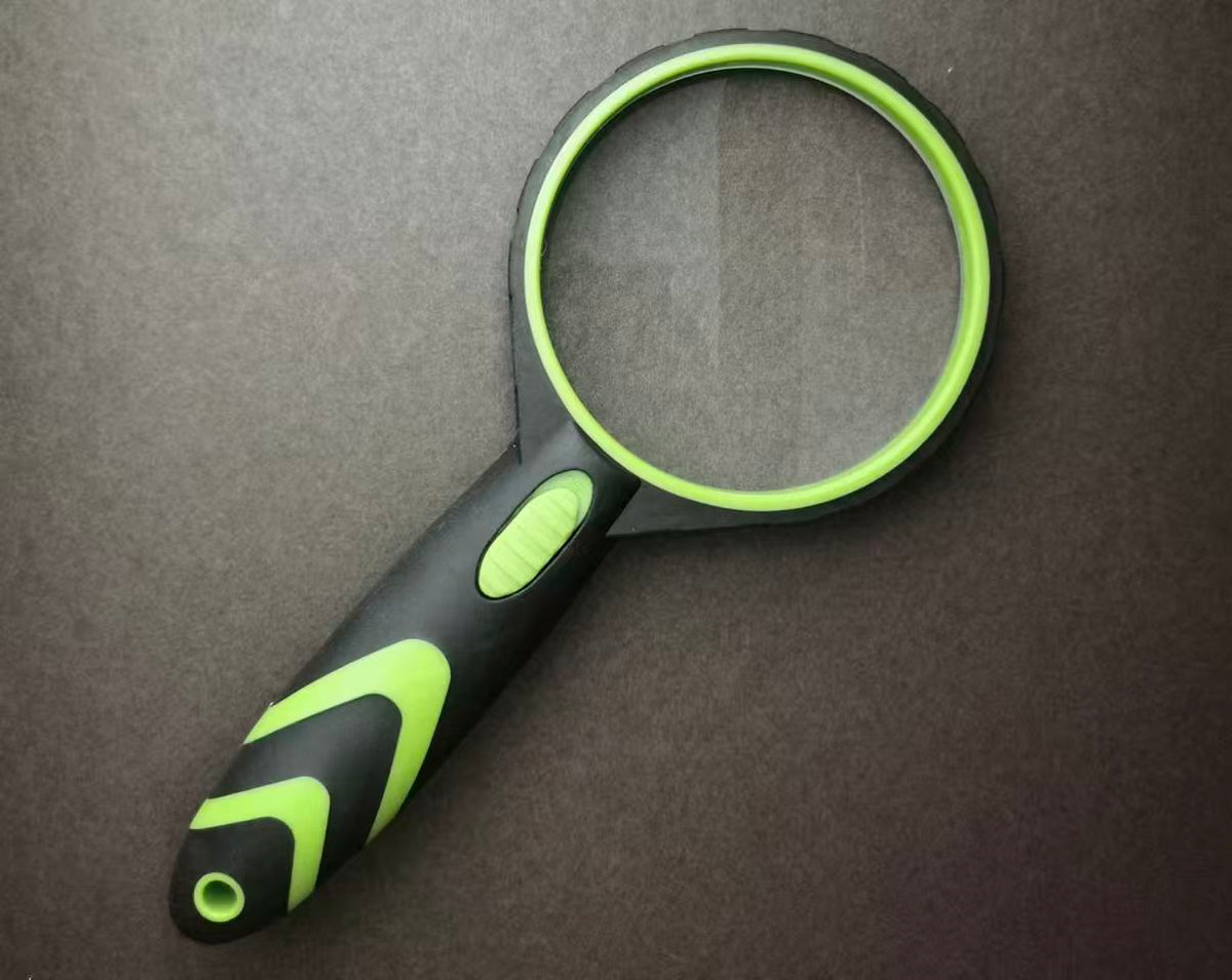 LED magnifying glass with light – HD optical resin lens portable front view