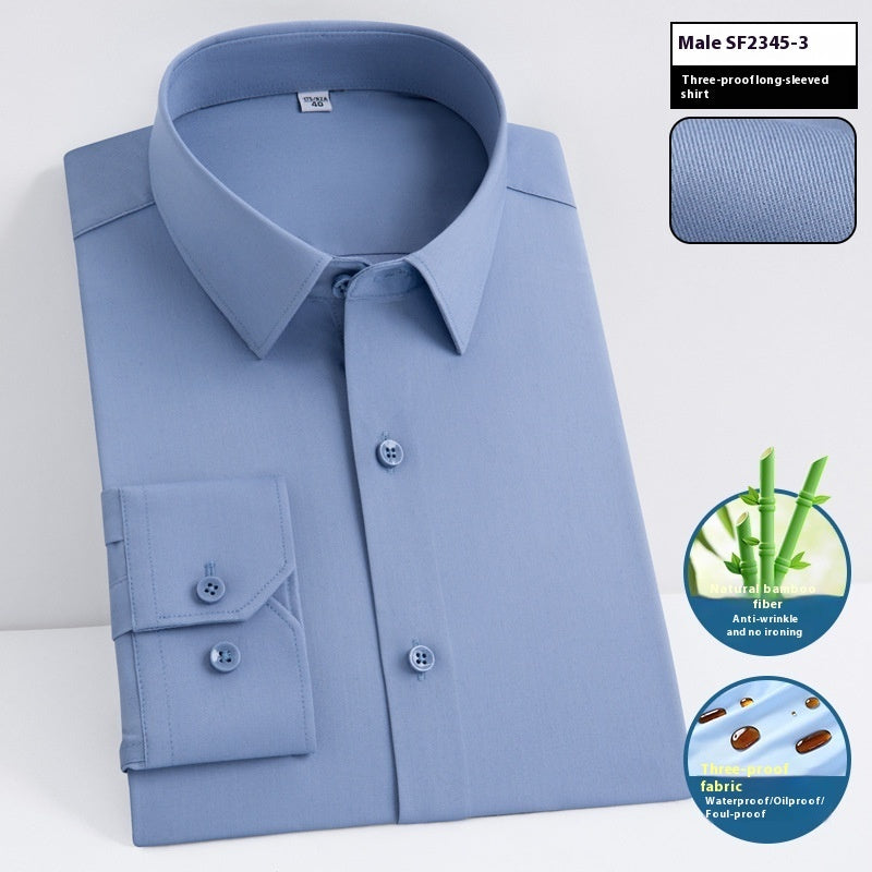 Men's  Short Sleeves Are Waterproof, Oil Resistant And Stain Resistant