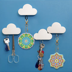 5d Diamond Painting Keychain Acrylic Double Sided Point Drill