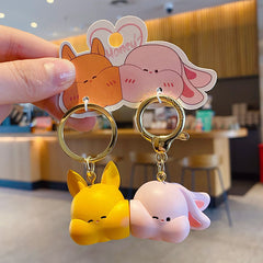 Couple A Pair Of Buckles Creative Personalized Keychain