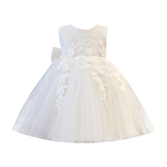 Girls' Birthday Host Show Performance Clothes Children's Wedding Dress