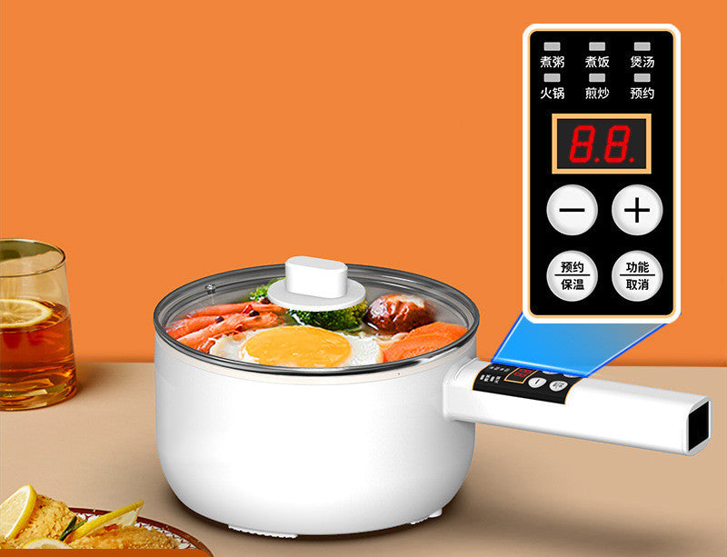Multifunctional electric hot pot cooker – stainless steel grid option