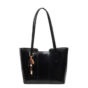 Ladies Crossbody Leather Bag with Multiple Pockets