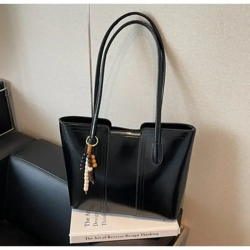 Ladies Crossbody Leather Bag with Multiple Pockets