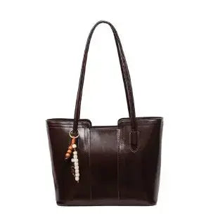 Ladies Crossbody Leather Bag with Multiple Pockets