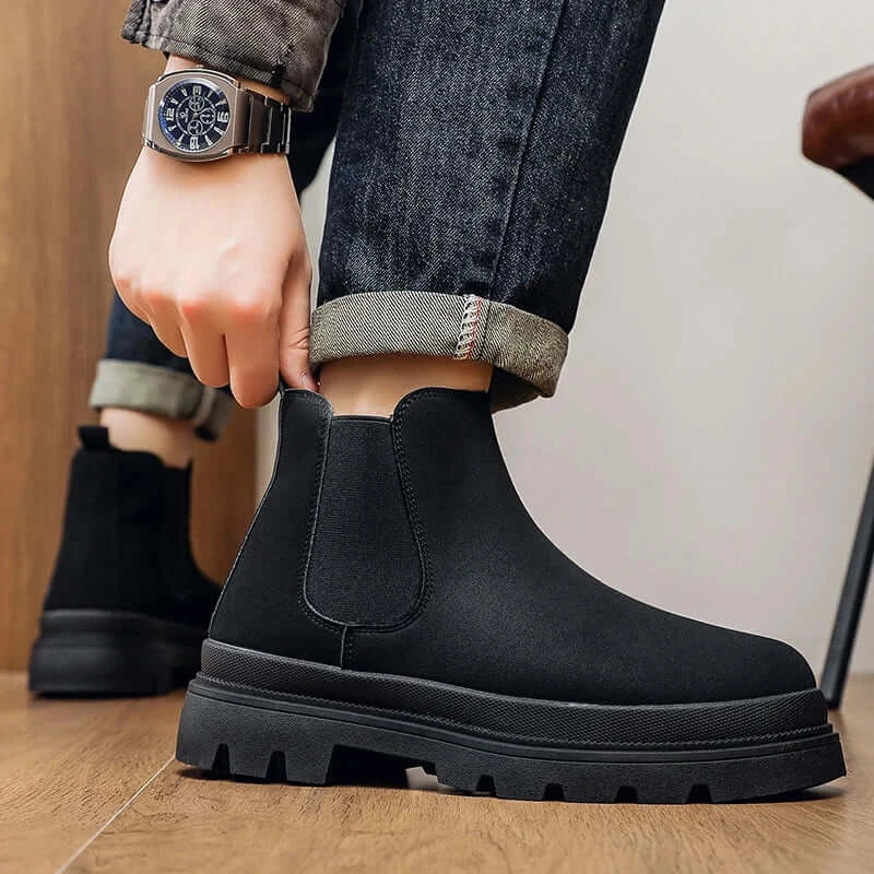 Mens Chelsea Ankle Boots Luxury Casual Designer Shoes