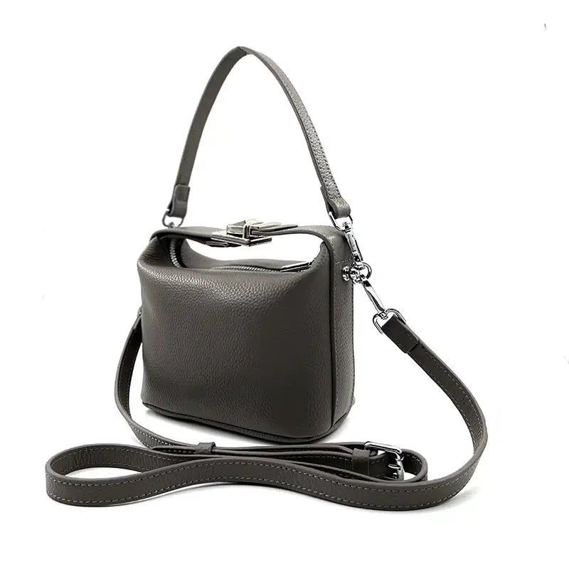 Womens Evening Clutch Bag Genuine Leather Crossbody
